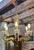 19th Century Gilded Wood Chandelier with Crystal Drops For Sale - Image 16 of 18