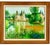 Jacques Eitel, Large French Oil Painting Chateau Jacques Eitel For Sale In Miami - Image 6 of 7