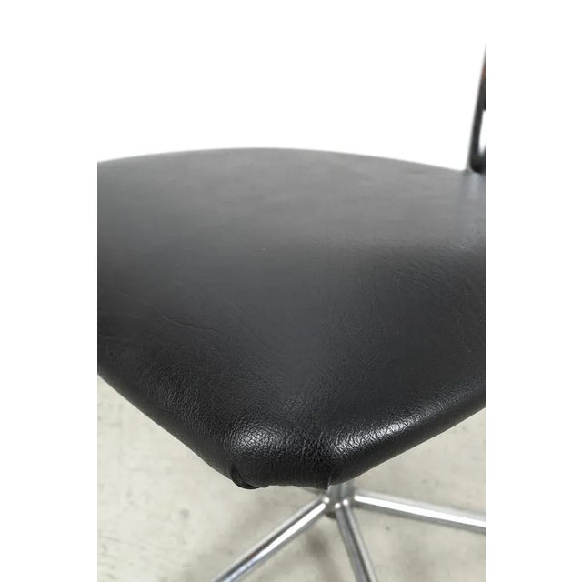 White Skai Office Chair by Martin de Wit For Sale - Image 8 of 10