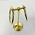 1970s Hollywood Regency Boho Chic Brass Finish Hand Towel Countertop Stand For Sale - Image 17 of 17