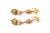 Modern Frank Hess for MIriam Haskell Gold Dangle Clip on Earrings 1990's, A Pair For Sale - Image 3 of 7