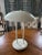 1970s White Metal Lamp For Sale In Atlanta - Image 6 of 6