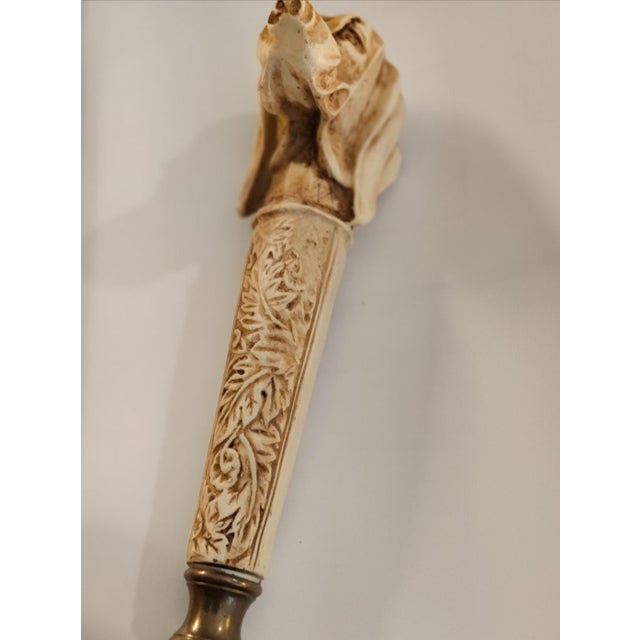 Late 20th Century Vintage Figural Dog Head Magnifying Glass For Sale - Image 5 of 12