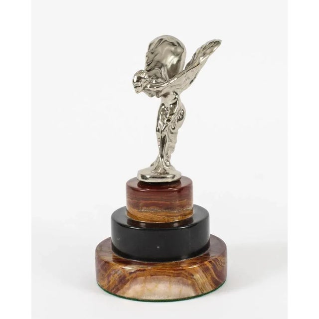 Gold Vintage Rolls Royce Spirit of Ecstasy Car Mascot For Sale - Image 8 of 12