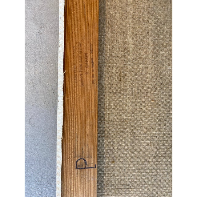 Mid 20th Century Abstract Expressionist Painting on Canvas For Sale In Boston - Image 6 of 7