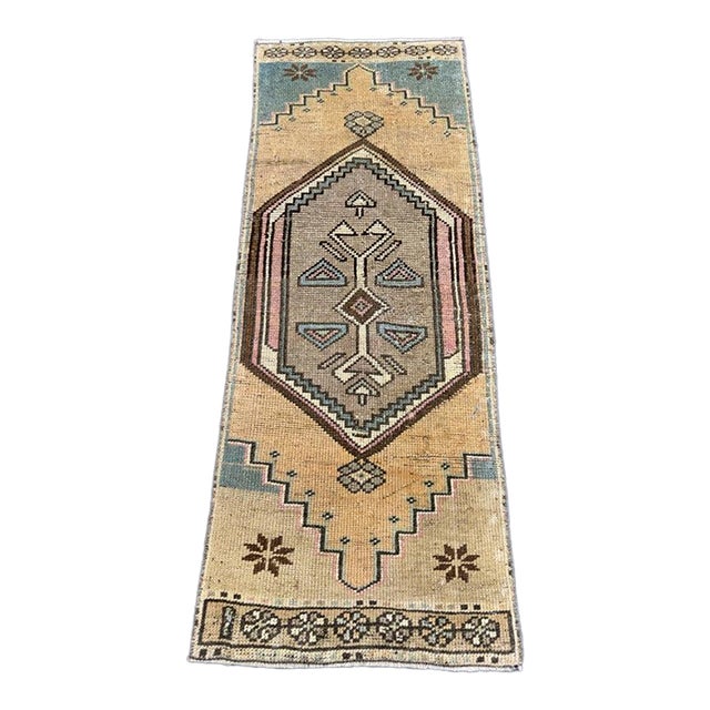 Turkish Yastik Rug 1'8" x 4'3" For Sale