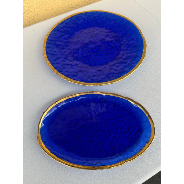 Murano Late 20th Century Vintage Italian Art Glass Round Platter For Sale - Image 4 of 4