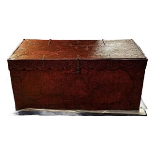 Vintage Chinese Wedding Chest For Sale