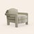 Textile Nougat Boucle Elio Lounge Chair by Ceraudo For Sale - Image 7 of 7
