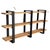 New Custom Etagere with Three Oak Shelves and Iron Structure For Sale - Image 15 of 18