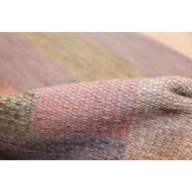 Nazmiyal Collection Signed Vintage Scandinavian Kilim Rug For Sale - Image 10 of 10