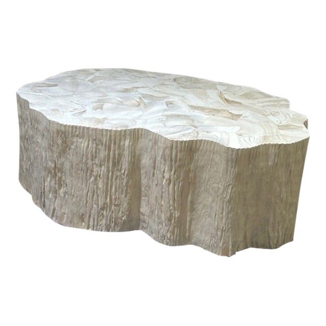 Camilla Fossilized Clam Coffee Table From Palecek Chairish