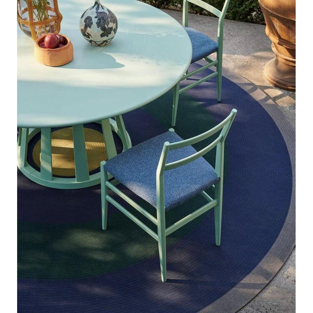 Green Mid-Century Modern Lebeau Outdoor Table in Cast Aluminum from Patrick Jouin For Sale - Image 8 of 9