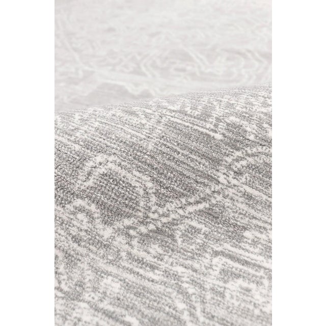 Pasargad Home Modern Silver Area Rug- 5' 0" X 8' 0" For Sale - Image 4 of 6