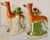 Ceramic Pair 19th Century Staffordshire Greyhound/ Whippet Dog Spill Vase Figurines For Sale - Image 7 of 11