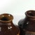 Brown and Gilt Ceramic Vases attributed to Aldo Londi for Bitossi, Italy, 1960s, Set of 2 For Sale - Image 9 of 11
