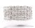 8.42 carat 7 row diamond link braclet. Adorned with 664 round diamonds and 168 baguette cut diamonds, bezel set, color...
