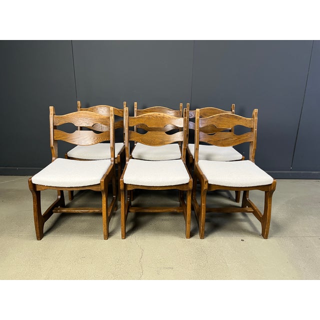 Vintage Brutalist Dining Chairs, 1960s, Set of 6 For Sale - Image 6 of 9