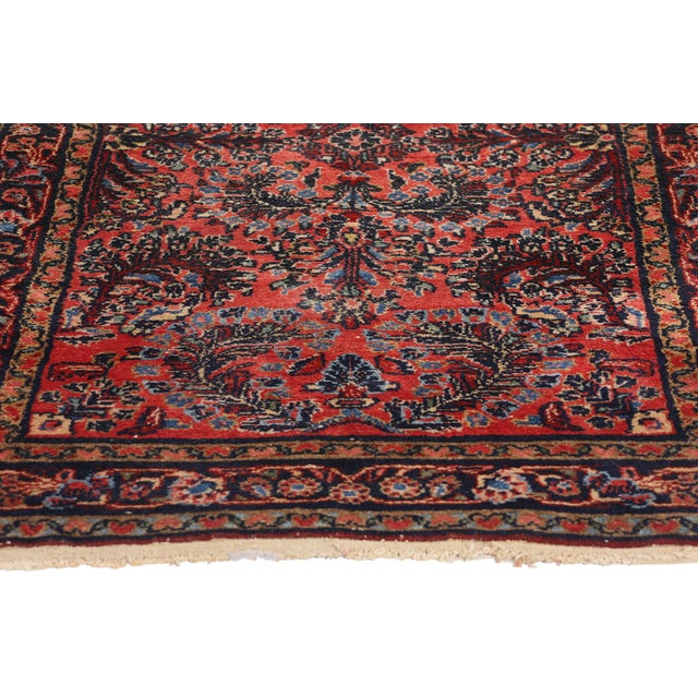Antique Persian Hussainabad Hamadan Rug - 02'08 X 04'03 For Sale - Image 4 of 9