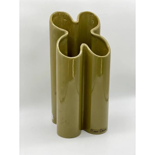 Green Quadrifoglio Vase by Pierre Cardin, Italy, 1970s For Sale - Image 10 of 10