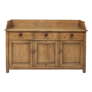 19th Century Scottish Victorian Pine Sideboard For Sale