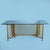 Vintage Lattice Rattan Dining Table For Sale - Image 4 of 5