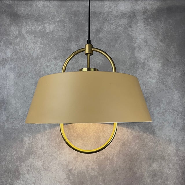 Bauhaus Vintage Danish Hanging Lamp from Fog & Mørup, 1977 For Sale - Image 3 of 7