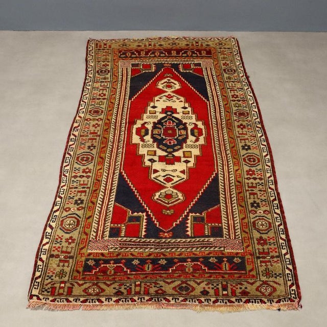 Wool Izmir Rug, Turkey For Sale - Image 3 of 8