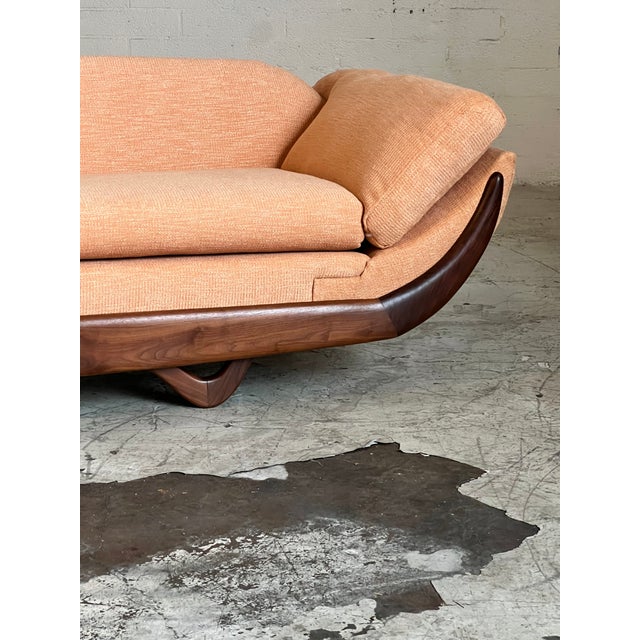 Mid-Century Modern Mid Century Modern Newly Upholstered Adrian Pearsall Sofa For Sale - Image 3 of 6