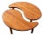 Danish Modern Yin Yang Teak Coffee Tables - a Pair For Sale