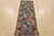 Kazak Runner 2’9” X 9’6” Blue Wool Tribal Hand-Knotted Oriental Rug For Sale - Image 11 of 12