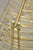 Late 20th Century Vintage Hollywood Regency Gold Metal Faux Bamboo 3 Tier Magazine Rack Stand For Sale - Image 5 of 10