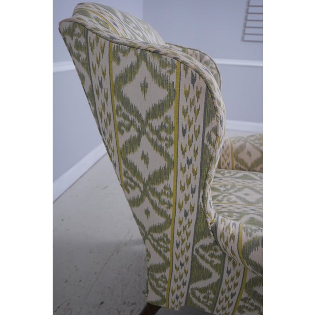 Kindel Winterthur Collection Clawfoot Wing Chair For Sale - Image 9 of 18