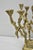 Metal Vintage Mid Century Modern Brutalist Brass Judaica Candelabra by Wainberg For Sale - Image 7 of 11