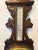 Antique Carved Oak Aneroid Barometer with Thermometer, 1890 For Sale - Image 9 of 11