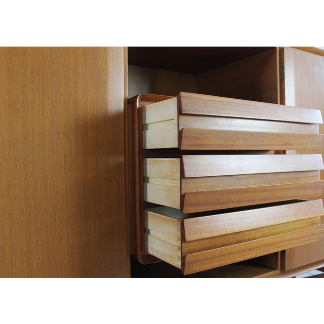 Wooden Sideboard with Doors and Drawers from Galleria Mobili Darte, Italy, 1950s For Sale - Image 6 of 17