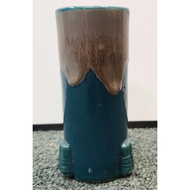 Late 19th Century Late 19th Century Chinese Transmutation Glazed Porcelain Cylindrical Brush Pot (Qing Dynasty) For Sale - Image 5 of 8