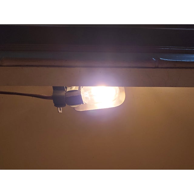 Mid-Century Modern Thomasville Allegro Mid-Century Modern Faux Bamboo Corner Desk Set With Chair For Sale - Image 3 of 17