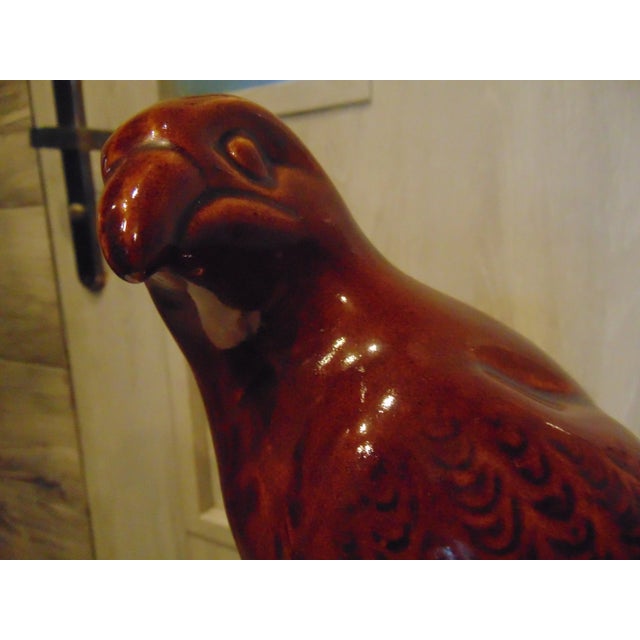 Vintage Ceramic Eagle Figurine, 1970s For Sale - Image 4 of 9