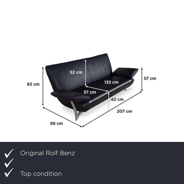 with the Rolf Benz 1900, you bring a modern classic into your living room, renowned for its curved aluminum frame. The...