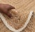 White Wave Scallop Edge Jute Rug 5x8Ft. For Sale - Image 11 of 12