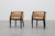 19th Century Antique Ebonised Tub Armchairs with Floral Upholstery, France, 1890s, Set of 2 For Sale - Image 5 of 11