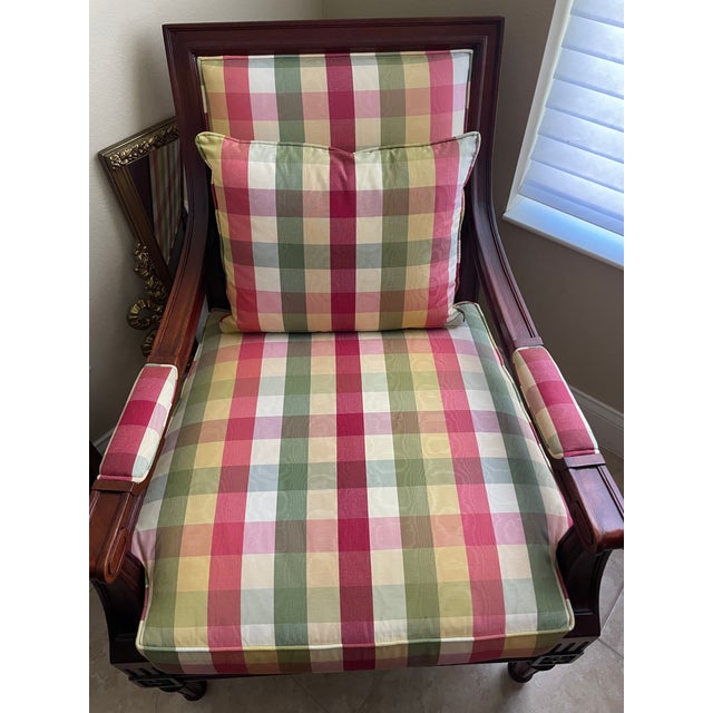 French Pair of Hickory Chair Louis XV Style Fauteuil Chairs For Sale - Image 3 of 7