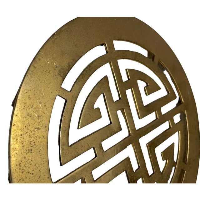 Vintage Brass Wall Candle Holders - a Pair For Sale In Chicago - Image 6 of 6