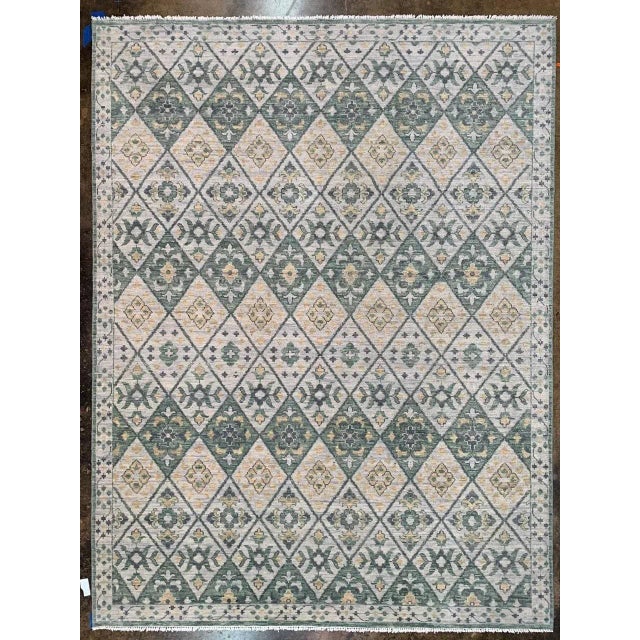 Handwoven Transitional Area Rug 9’2″ X 12’1″ For Sale - Image 13 of 13