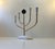 Delicate looking candelabra for small (0.5 inch/1 cm) candles. It has a practical black 'ball' made of bakelite, a stem in...