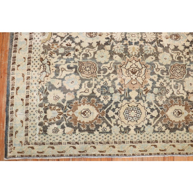 Brown Early 20th Century Zabihi Collection Brown Persian Malayer Rug - 4'7" x 5'9" For Sale - Image 8 of 8