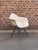 Vintage Fiberglass Armchair in Parchment by Charles Eames for Herman Miller, 1970s For Sale - Image 10 of 16