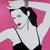 Mid-Century Modern Pin Up Art Poster after Patrick Nagel, 1990 For Sale - Image 3 of 8
