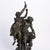 A large bronze sculpture on a marble base, signed by clodion, 19th century, napoleon iii period. Bronze sculpture with a...